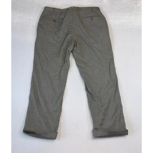 Santorelli Men's Romeo Wool Blend Dress Pants Size 38 Made in Italy Gray - Picture 10 of 10